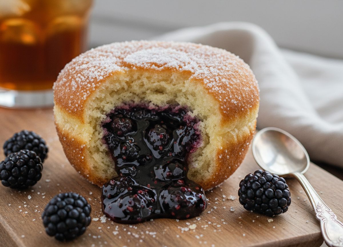 Recette de duffins à la confiture de mûres : un hybride gourmand