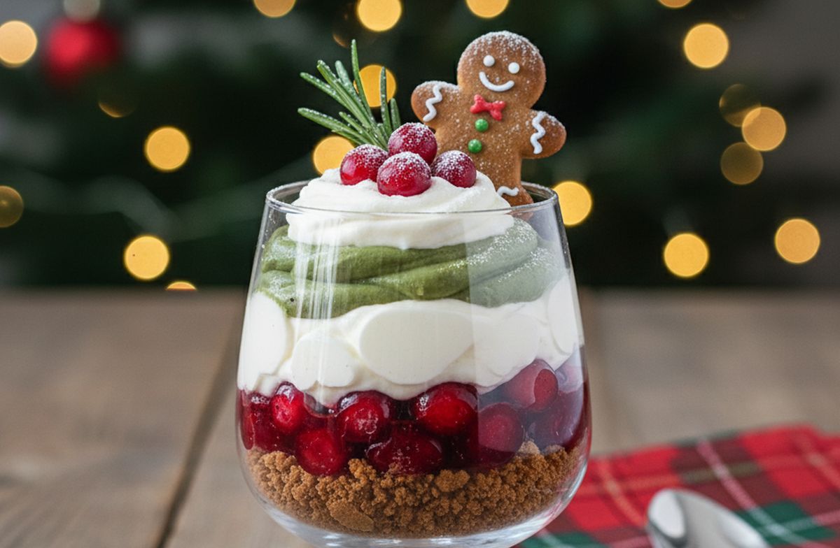 Verrine de Noël à préparer la veille