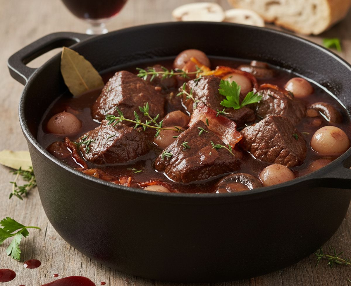 recette boeuf bourguignon mariné la veille