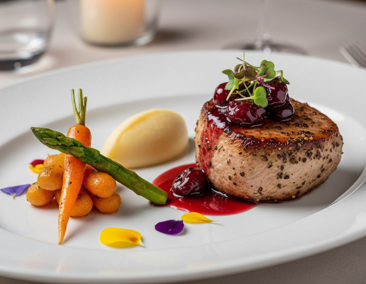 recette gastronomique filet mignon de porc