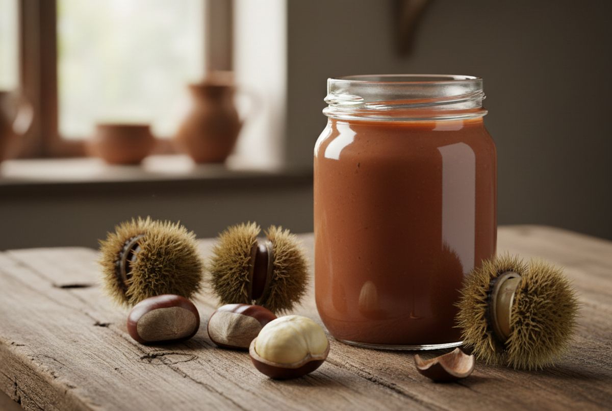 Recette de crème de marron maison avec châtaignes fraîches