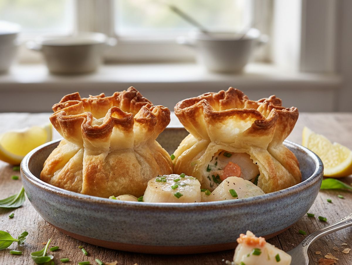 Recette d'aumônière de Saint-Jacques en feuille de brick : facile et savoureuse