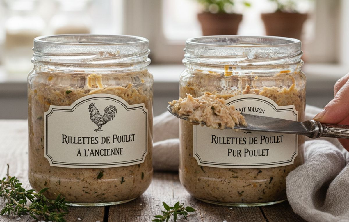 Rillettes de poulet : recette de grand-mère authentique et facile