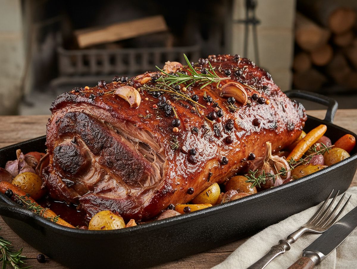 cuissot de sanglier au four cuisson lente avec marinade