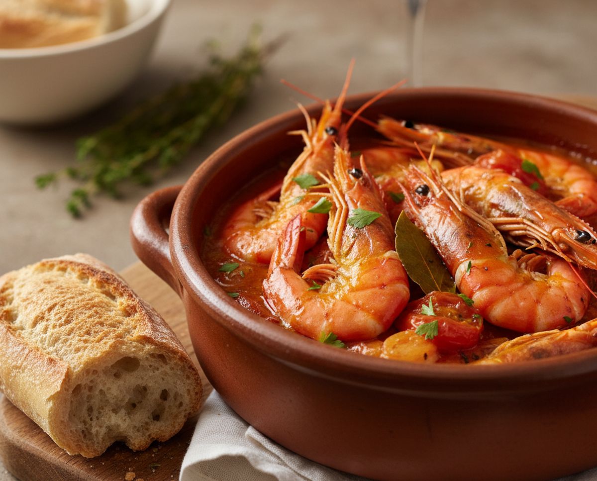 gambas à l'armoricaine recette de grand mere