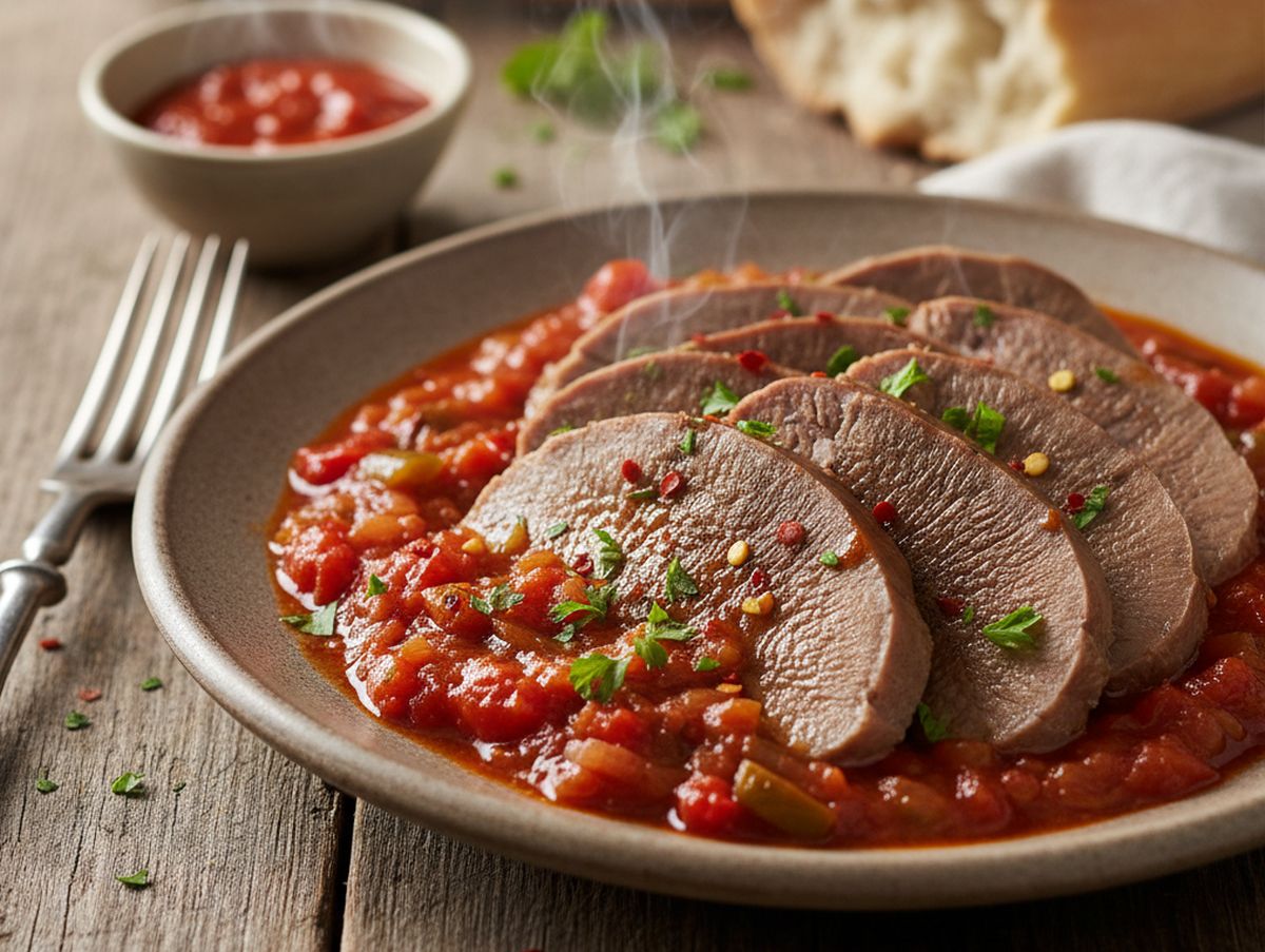langue de boeuf sauce piquante de ma grand-mère