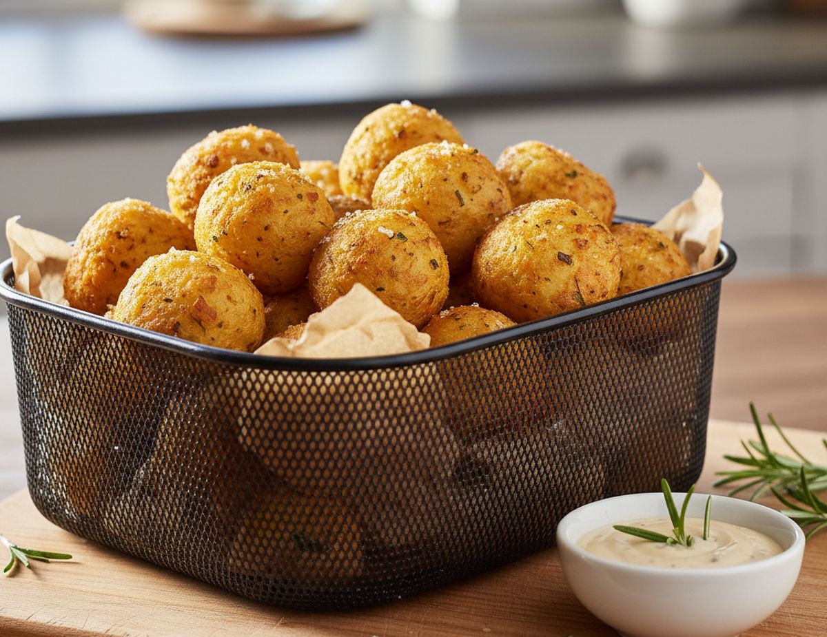 Pommes noisettes à l'air fryer : recette croustillante et facile