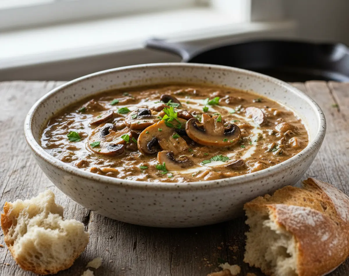 Sauce au champignon : recette crémeuse maison facile et savoureuse