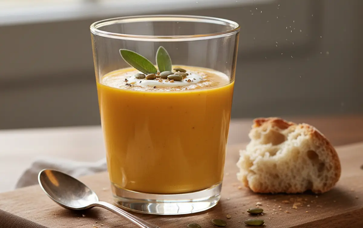 Velouté de potimarron en verrine : recettes faciles pour l’apéritif