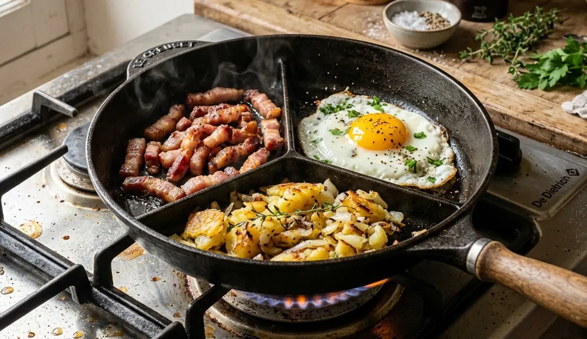 La poêle compartimentée : cuisinez malin, gagnez du temps