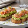 bruschetta avocat saumon