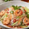 Salade de vermicelles de riz aux crevettes